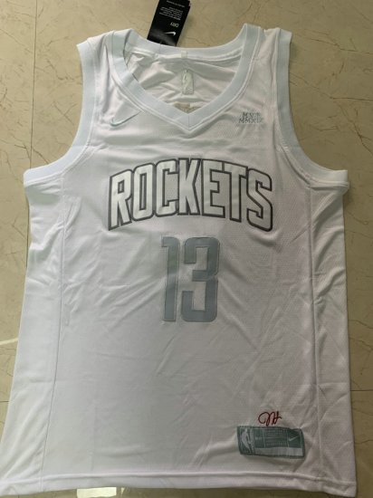 NBA 13 Harden Rockets MVP Maillot blanc